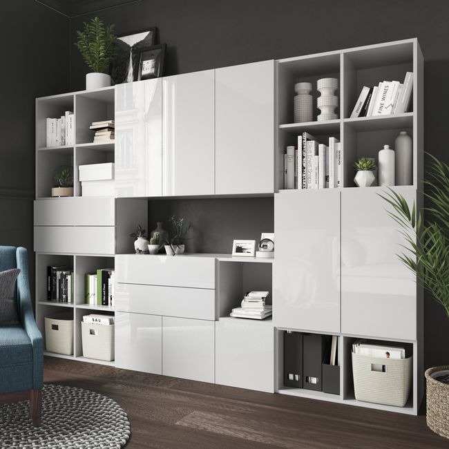 GoodHome Atomia korpus 35 x 75 x 37,5 cm hvid