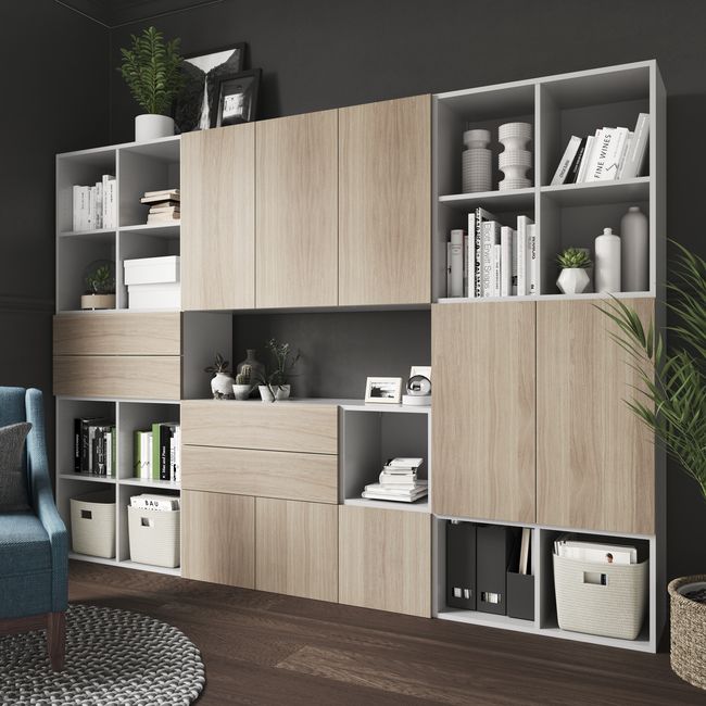 GoodHome Atomia korpus 35 x 75 x 37,5 cm hvid