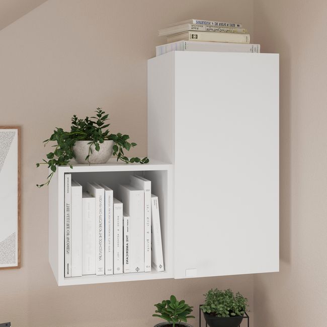 GoodHome Atomia korpus 35 x 75 x 37,5 cm hvid