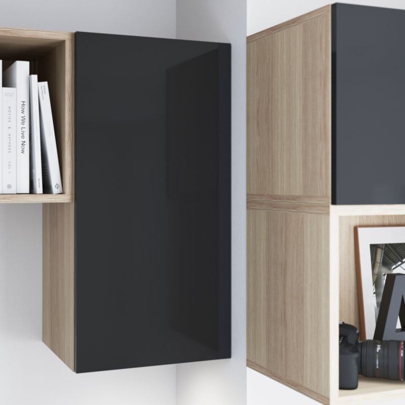 GoodHome Atomia korpus 35 x 75 x 37,5 cm i egetræ