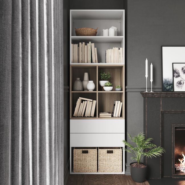 GoodHome Atomia korpus 35 x 75 x 75 cm hvid