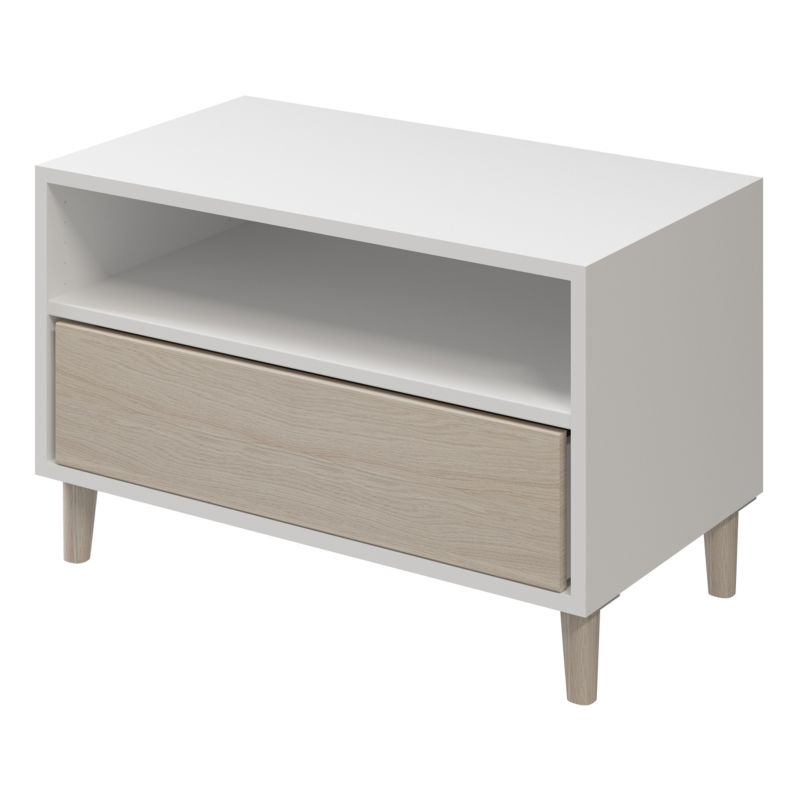 GoodHome Atomia korpus 45 x 37,5 x 75 cm hvid