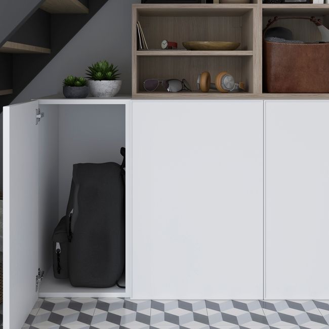 GoodHome Atomia korpus 45 x 75 x 50 cm hvid