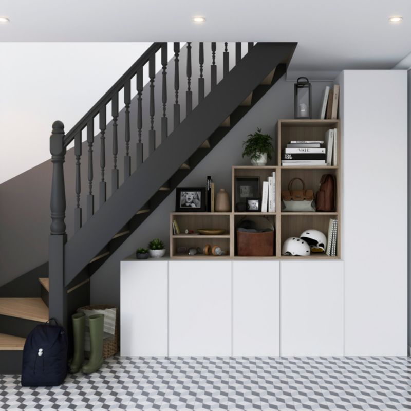 GoodHome Atomia korpus 45 x 75 x 50 cm hvid