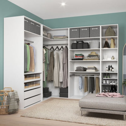 GoodHome Atomia korpus 58 x 225 x 100 cm hvid