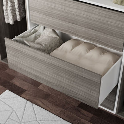 GoodHome Atomia korpus 58 x 225 x 100 cm hvid