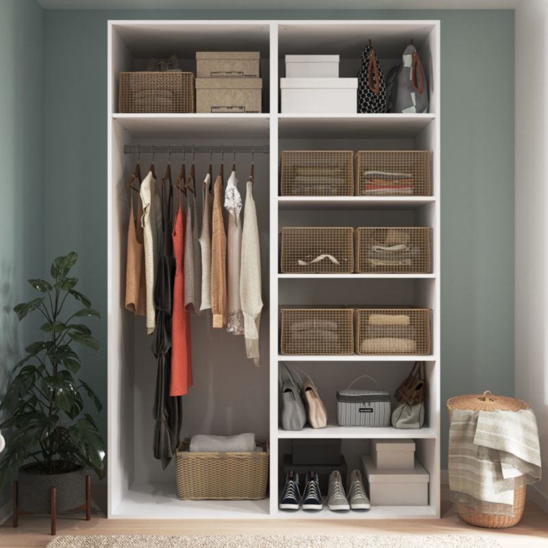 GoodHome Atomia korpus 58 x 225 x 75 cm hvid