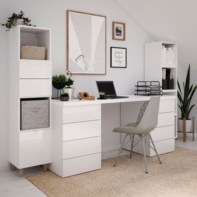 GoodHome Atomia korpus 58 x 75 x 50 cm hvid
