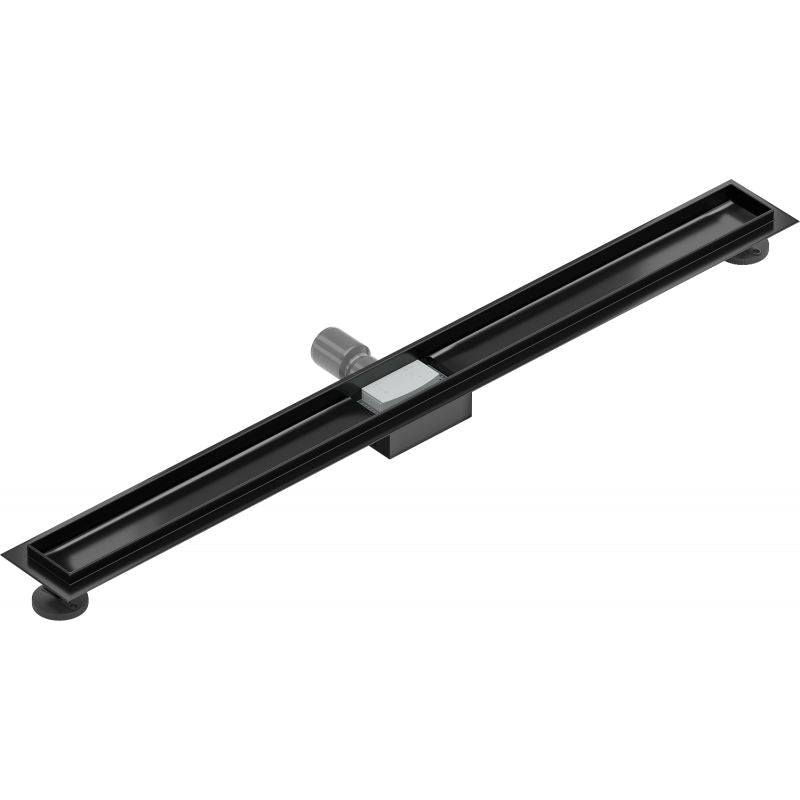 Mexen Flat lineær krop sort 90 cm
