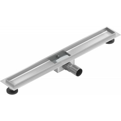 Mexen Flat lineært afløbsbund i rustfrit stål 70 cm, 1 stk.