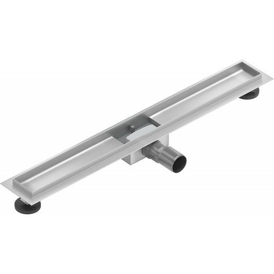 Mexen Flat lineært afløbsbund i rustfrit stål 70 cm, 1 stk.