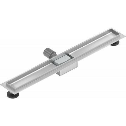 Mexen Flat lineært afløbsbund i rustfrit stål 70 cm, 1 stk.