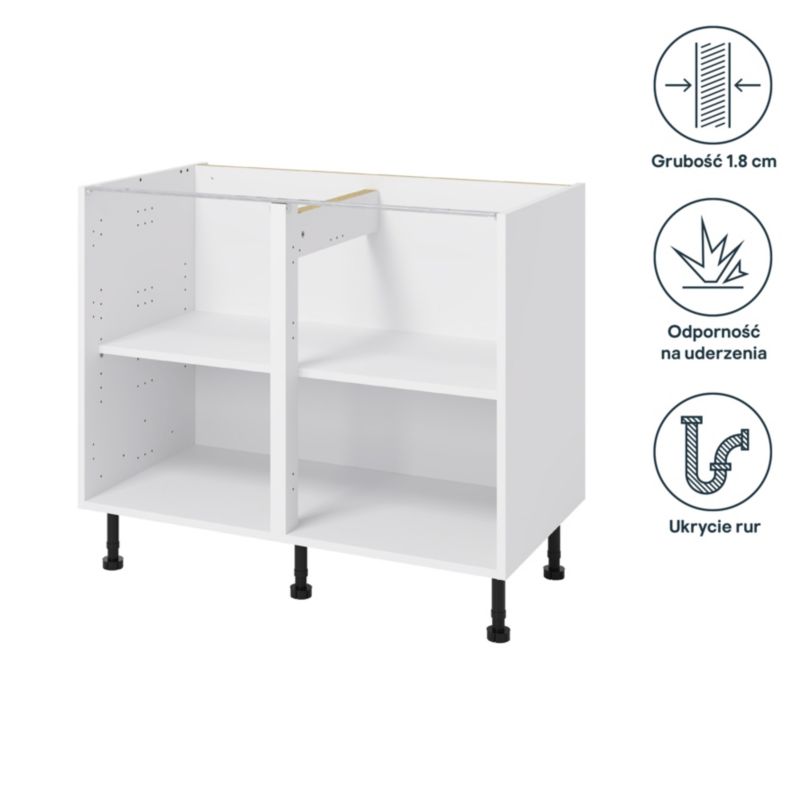 Korpus til underskab GoodHome Caraway 100 cm