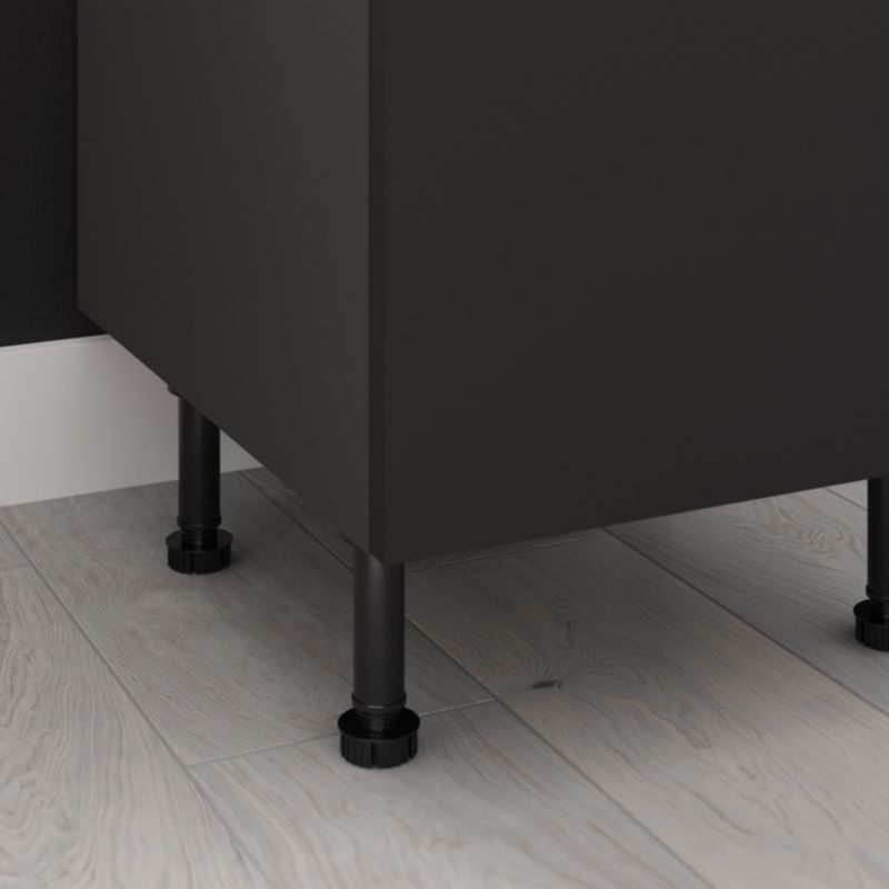 GoodHome Caraway 60 cm grå køkkenskabskorpus til gulv