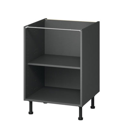GoodHome Caraway 60 cm grå køkkenskabskorpus til gulv