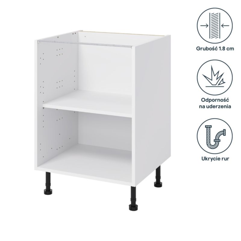 Korpus til nederste køkkenskab GoodHome Caraway 60 cm