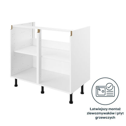 GoodHome Innovo køkkenskabskorpus 100 cm hvid
