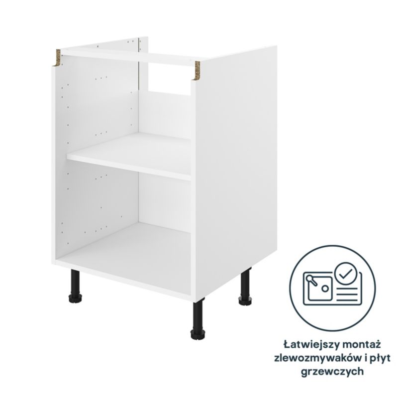 Korpus til køkkenskab GoodHome Innovo 60 cm hvid
