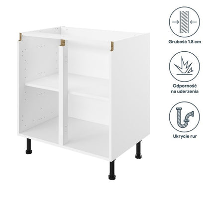 Korpus til køkkenskab GoodHome Innovo 80 cm hvid