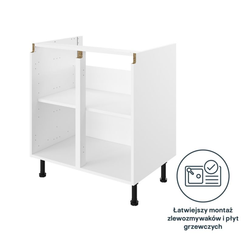 Korpus til køkkenskab GoodHome Innovo 80 cm hvid