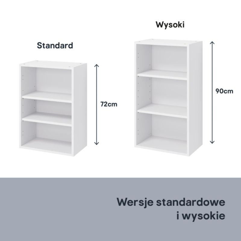 Høj hjørneskabskorpus til køkken GoodHome Caraway 90/90 63 cm