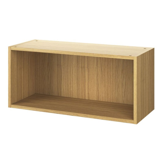 GoodHome Carway 80 cm vandret køkkenskabskorpus i egetræ