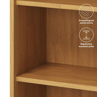 GoodHome Caraway væghængt køkkenskabskorpus 50 x 90 cm eg
