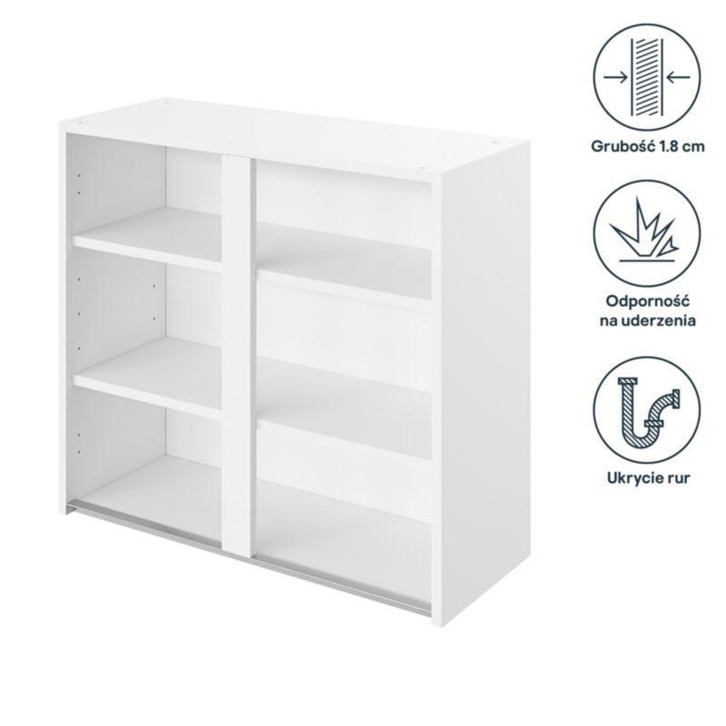 Korpus til væghængt køkkenskab GoodHome Innovo 80 cm