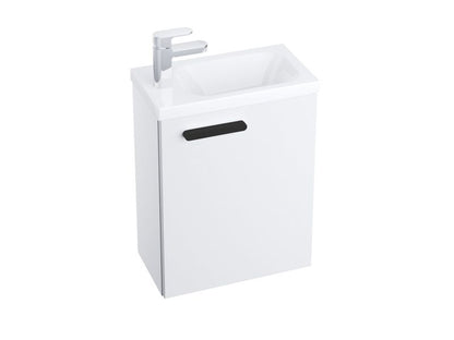 Skabskorpus SD 400 Chrome 40x22x50 cm hvid, sort greb