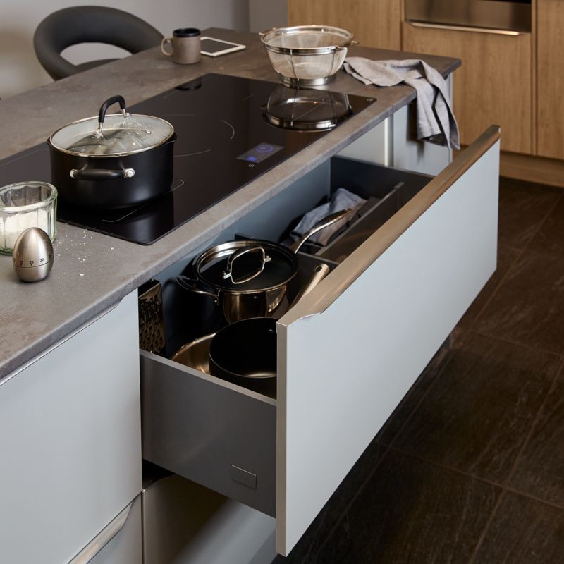 Deep drawer korpus GoodHome Soto 100 cm antracit
