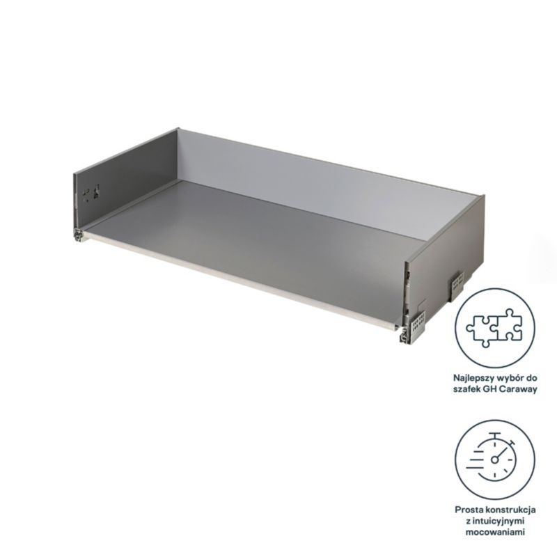 Deep drawer korpus GoodHome Soto 100 cm antracit
