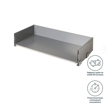 Deep drawer korpus GoodHome Soto 100 cm antracit