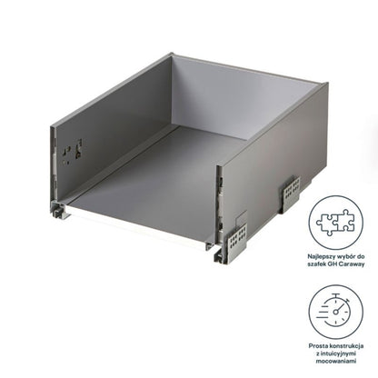 Korpus til dyb skuffe GoodHome Soto 40 cm i antracit