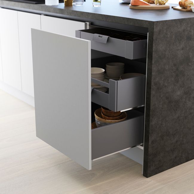 Korpus til dyb skuffe GoodHome Soto 60 cm i antracit