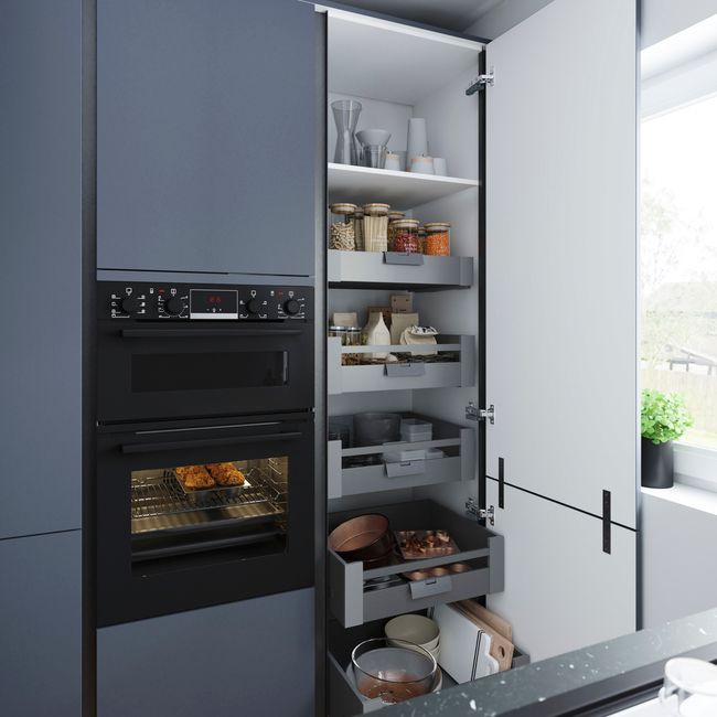 Korpus til dyb skuffe GoodHome Soto 60 cm i antracit