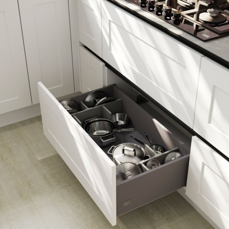 Korpus til dyb skuffe GoodHome Soto 80 cm antracit
