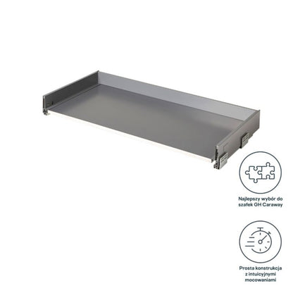 Korpus til skuffe GoodHome Soto 100 cm antracit