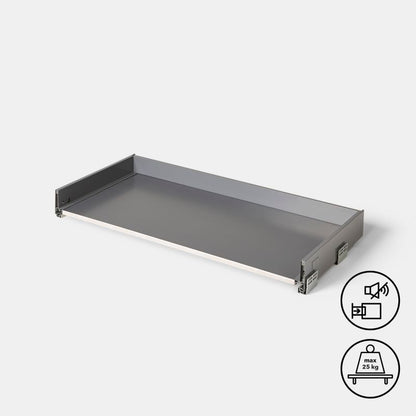 Korpus til skuffe GoodHome Soto 100 cm antracit