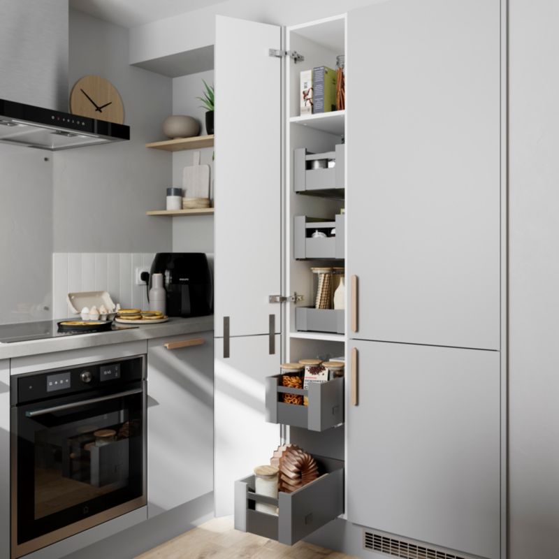 Korpus til skuffe GoodHome Soto 30 cm antracit