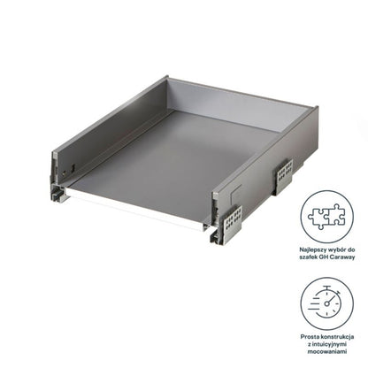 Korpus til skuffe GoodHome Soto 40 cm antracit