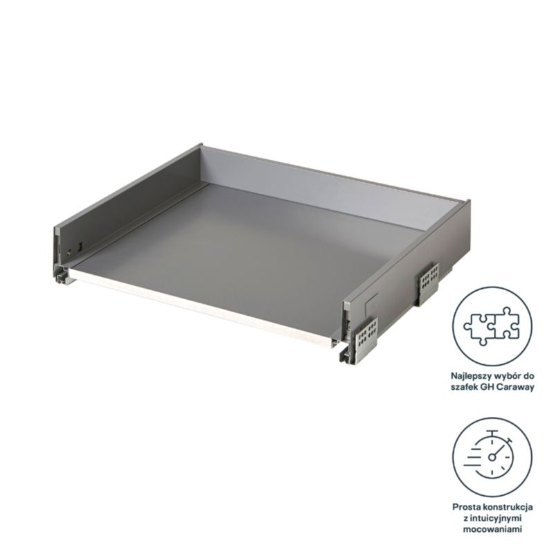 Korpus til skuffe GoodHome Soto 60 cm i antracit