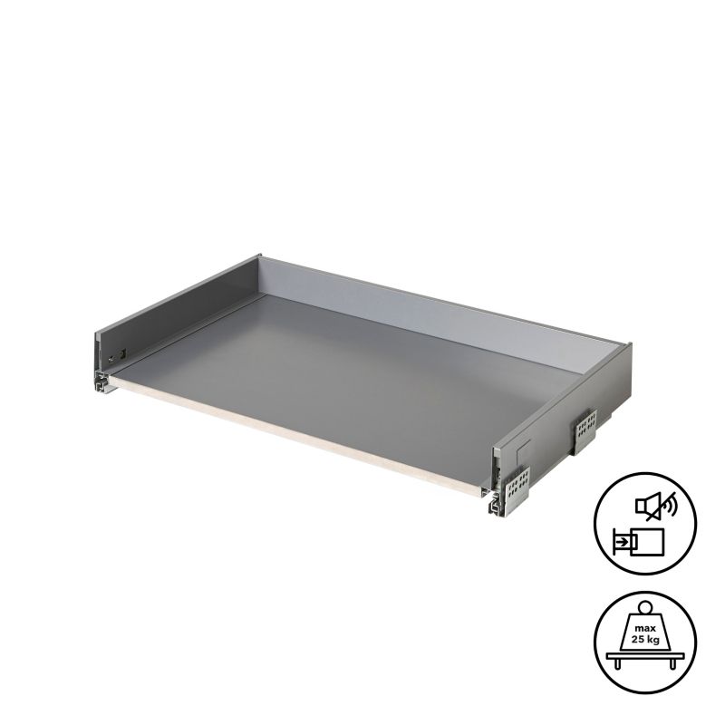 Korpus til skuffe GoodHome Soto 80 cm antracit