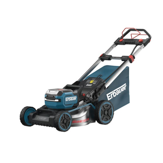 Erbauer 3-i-1 akku-plæneklipper med 72 V drivkraft og 46 cm klippebredde