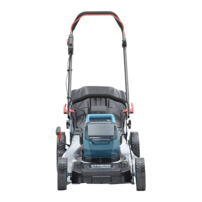Erbauer akku-plæneklipper 2 x 18 V 46 cm med 2 x 5 Ah batterier