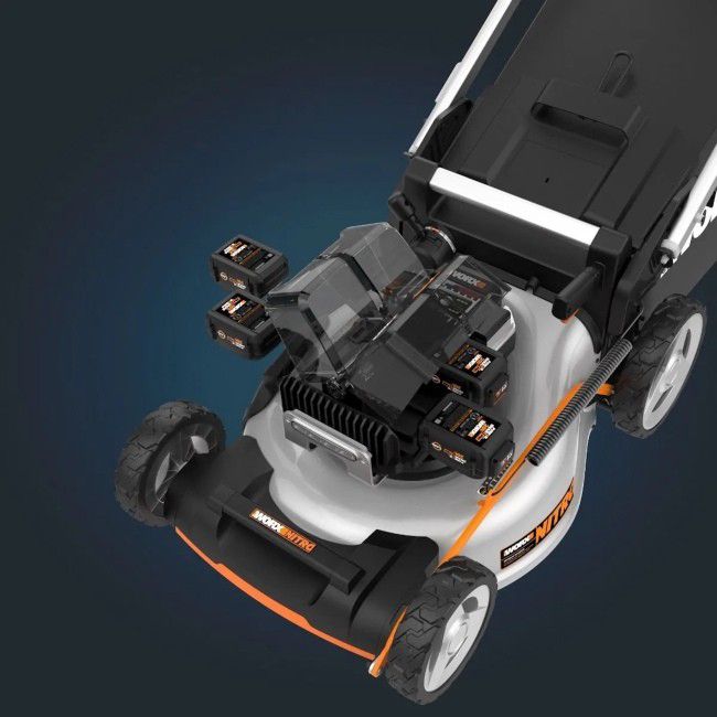 Worx WG761E 80 V batteridrevet plæneklipper