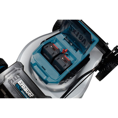 Erbauer batteridrevet plæneklipper med drivkraft 2 x 18 V, 46 cm