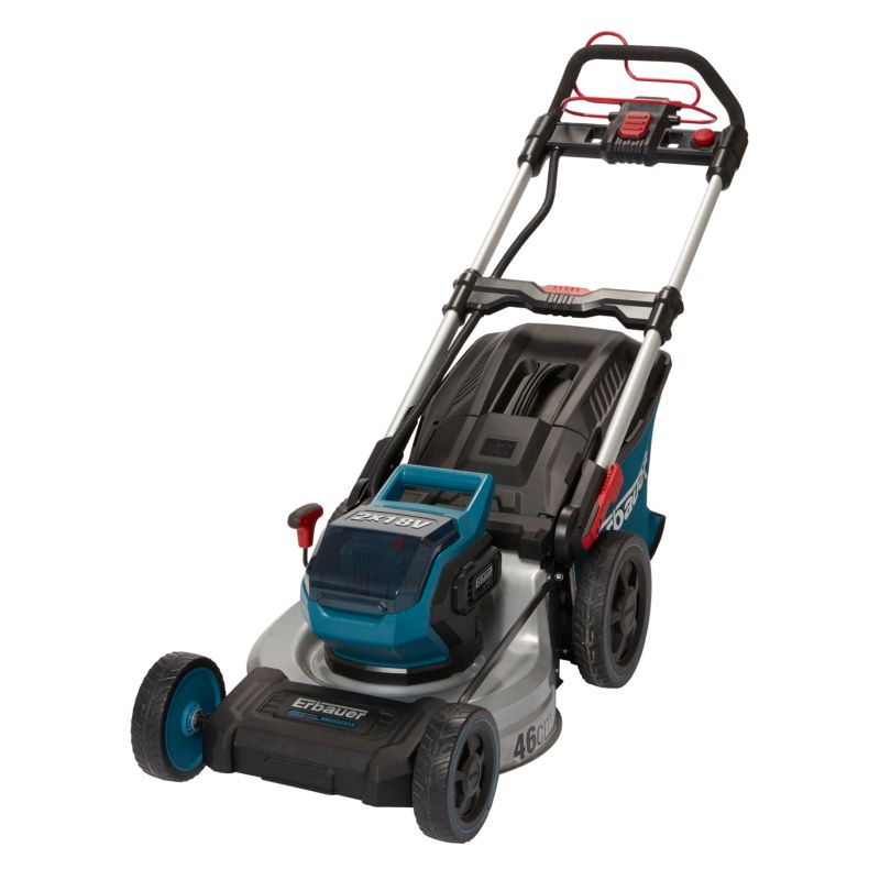 Erbauer batteridrevet plæneklipper med drivkraft 2 x 18 V, 46 cm