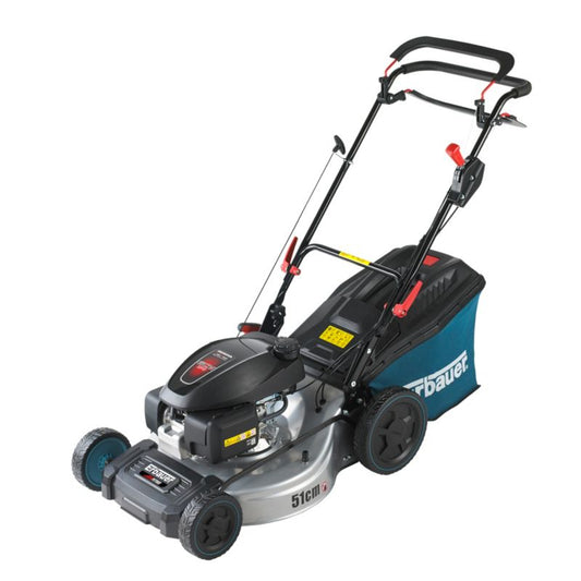 Erbauer GCV170 benzinplæneklipper med selvkørende funktion, 51 cm