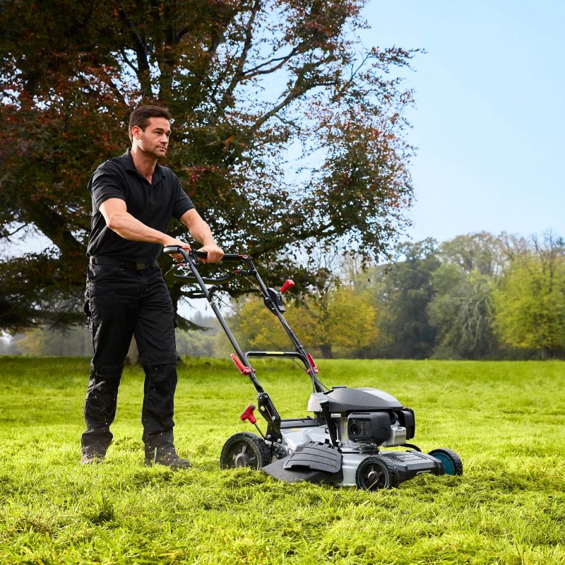 Erbauer GCV170 benzinplæneklipper med selvkørende funktion, 51 cm