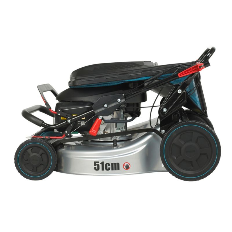 Erbauer GCV170 benzinplæneklipper med selvkørende funktion, 51 cm